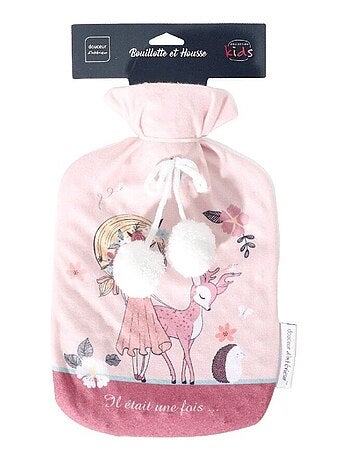 Bouillotte enfant avec housse polaire 2L Bambi