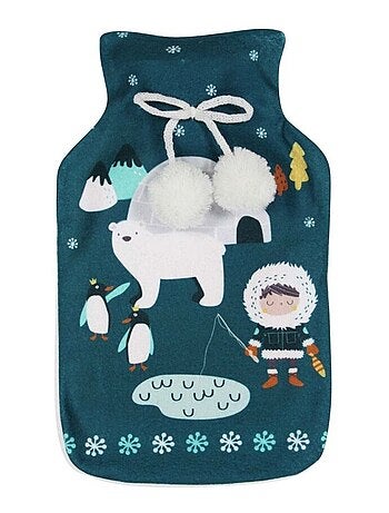 Bouillotte enfant avec housse polaire 2L Igloo