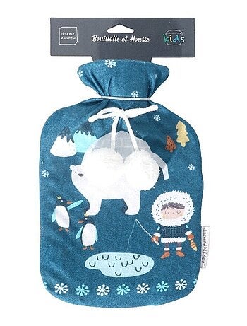 Bouillotte enfant avec housse polaire 2L Igloo