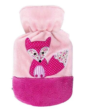 Bouillotte enfant avec Renard brodé