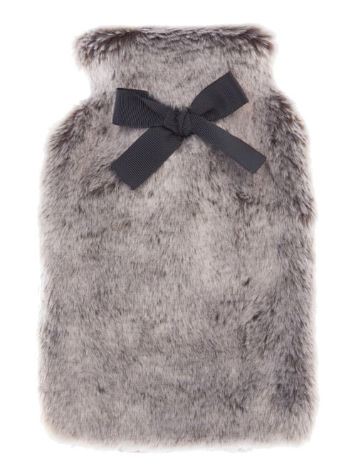 Bouillotte fausse fourrure 280 ml gris - Kiabi