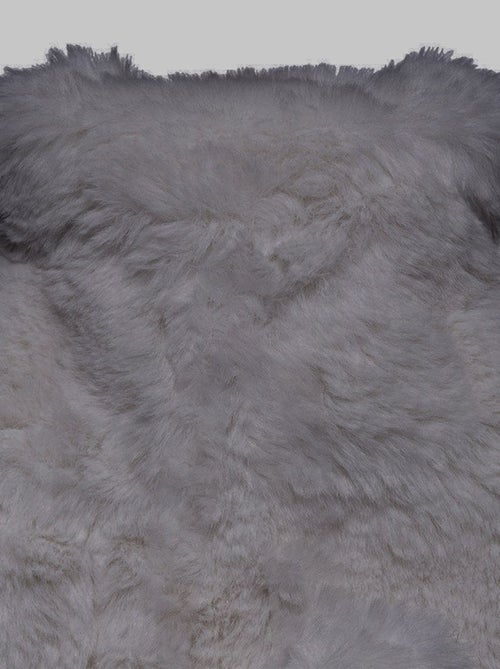 Bouillotte fausse fourrure 280 ml gris - Kiabi