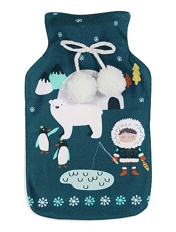 Bouillotte + housse polaire Petit ourson