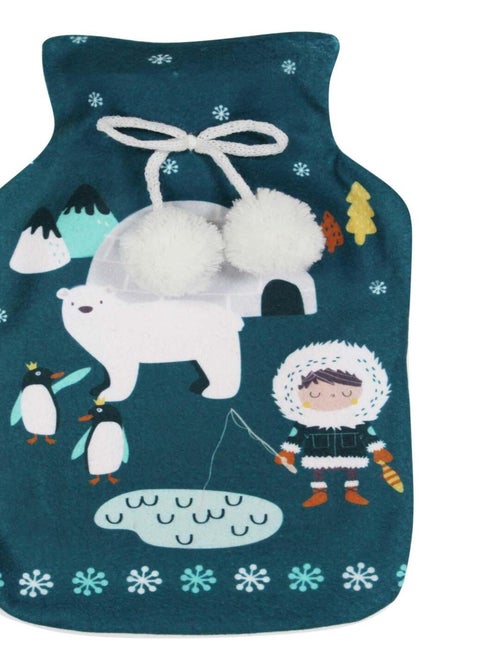 Bouillotte + housse polaire Petit ourson - Kiabi
