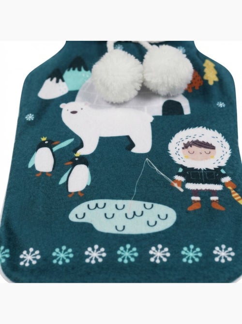 Bouillotte + housse polaire petit ourson - Kiabi