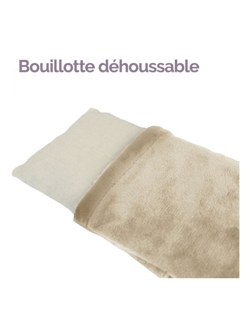 Bouillotte longue chauffante - Vivezen - Kiabi
