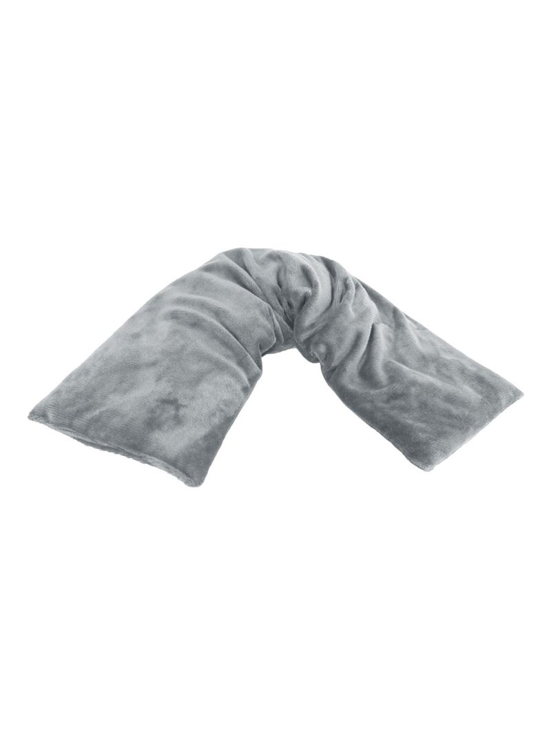 Bouillotte longue chauffante - Vivezen Gris - Kiabi