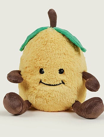 Bouillotte Peluche déhoussable Citron COSY PLUSH