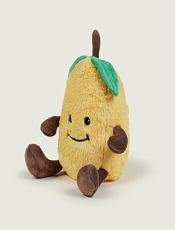 Bouillotte Peluche déhoussable Citron COSY PLUSH