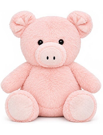 Bouillotte sèche cochon en peluche déhoussable chaud ou froid