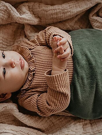 Bouillotte sèche déhoussable aux graines de lin - Calming Green