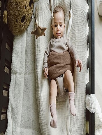 Bouillotte sèche déhoussable aux graines de lin - Coffee