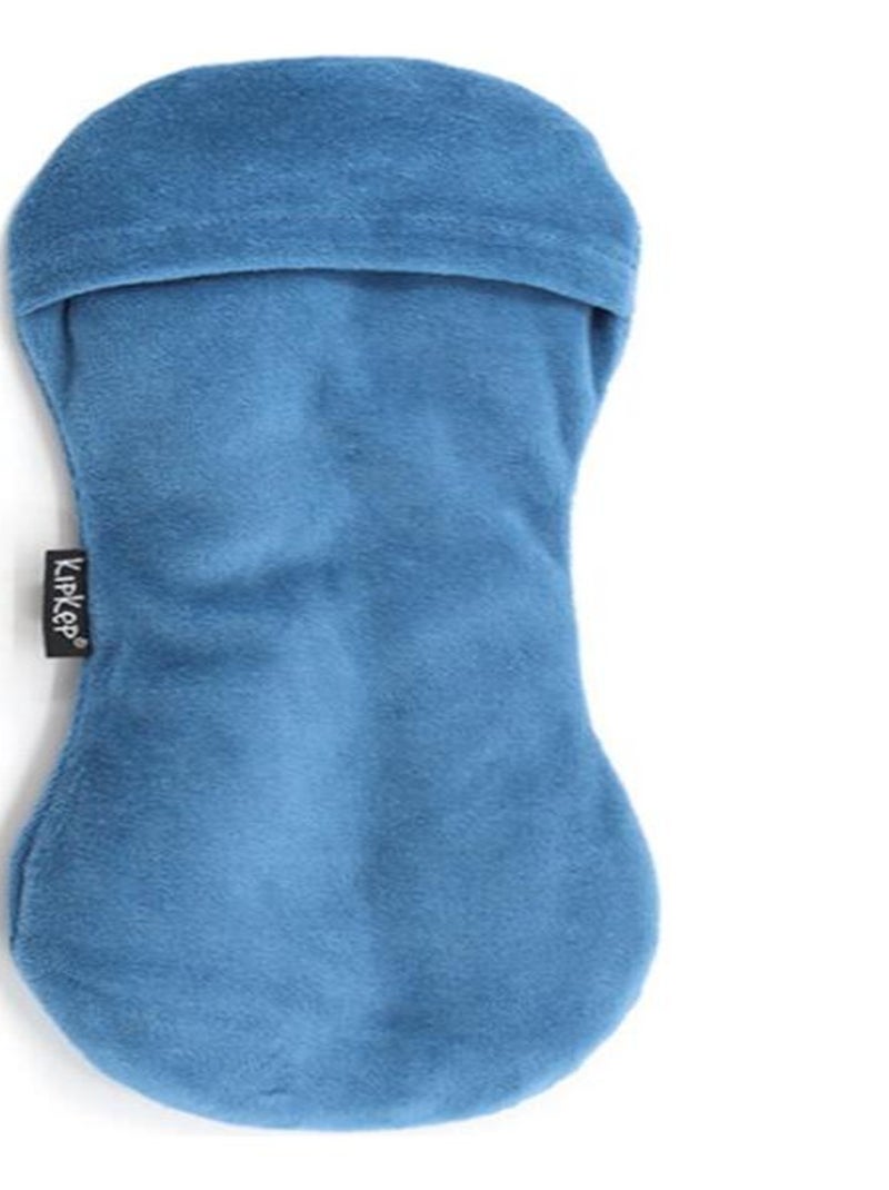 Bouillotte sèche déhoussable aux graines de lin - Denim Blue Bleu - Kiabi