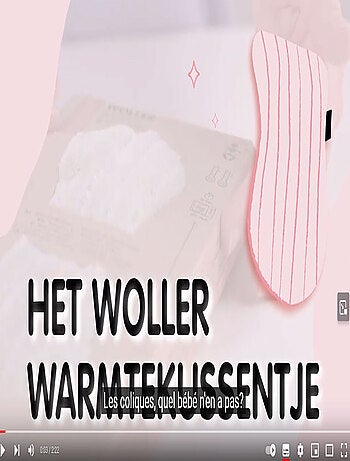 Bouillotte sèche déhoussable aux graines de lin - Dusty Clay