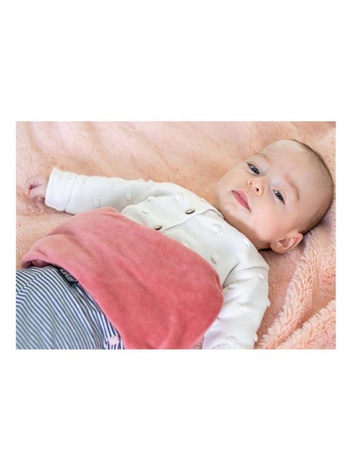 Bouillotte sèche déhoussable aux graines de lin - Dusty Clay - Kiabi