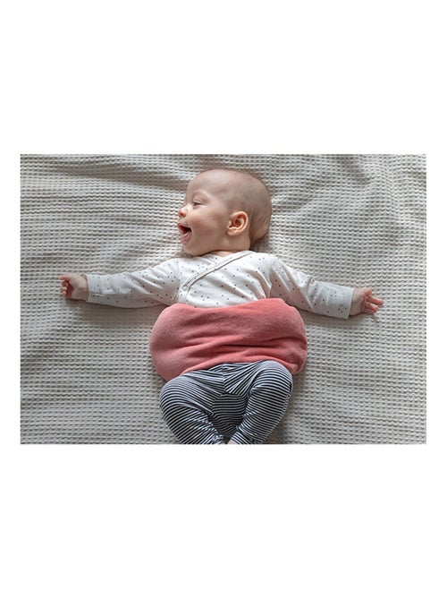 Bouillotte sèche déhoussable aux graines de lin - Dusty Clay - Kiabi