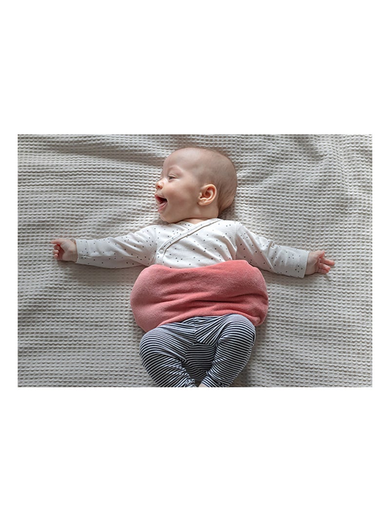 Bouillotte sèche déhoussable aux graines de lin - Dusty Clay Rouge - Kiabi
