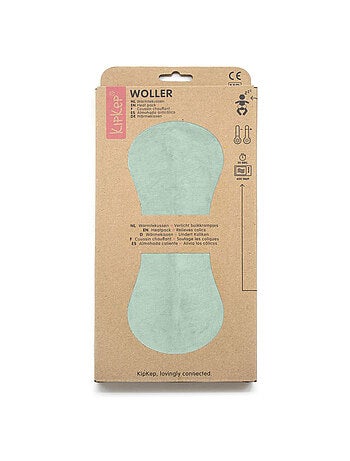 Bouillotte sèche déhoussable aux graines de lin - Pale Green