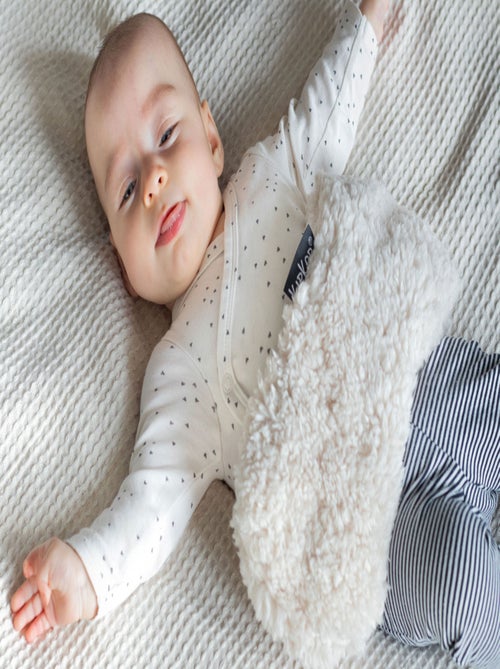 Bouillotte sèche déhoussable aux graines de lin - Teddy Sand - Kiabi