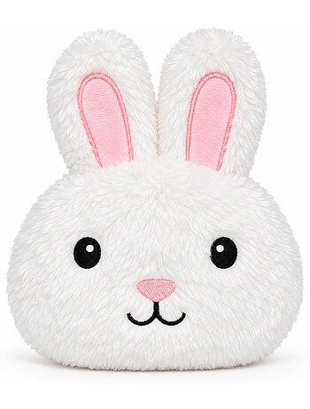 Bouillotte sèche doudou plat lapin déhoussable chaud ou froid