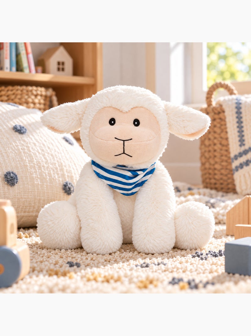 Bouillotte sèche mouton en peluche déhoussable chaud ou froid Blanc - Kiabi