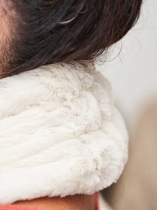 Bouillotte tour de cou Beige - Made in France - Kiabi