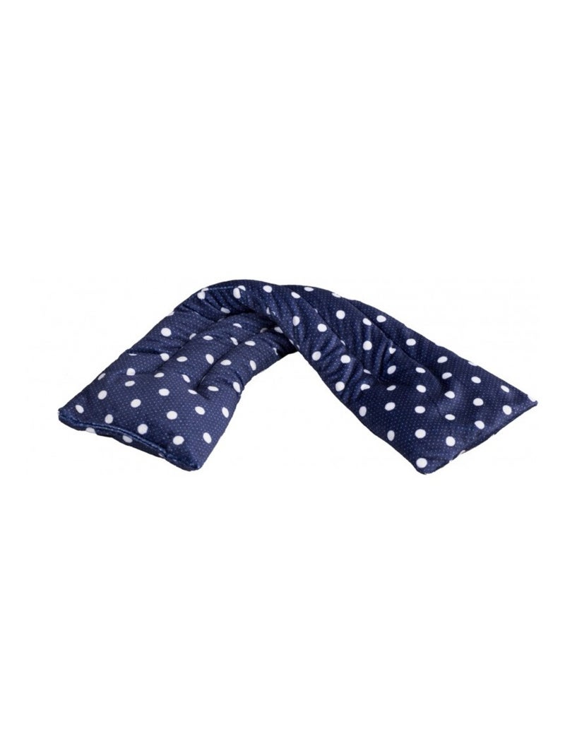 Bouillotte tour de cou Bleu à pois - Made in France Noir Bleu marine - Kiabi