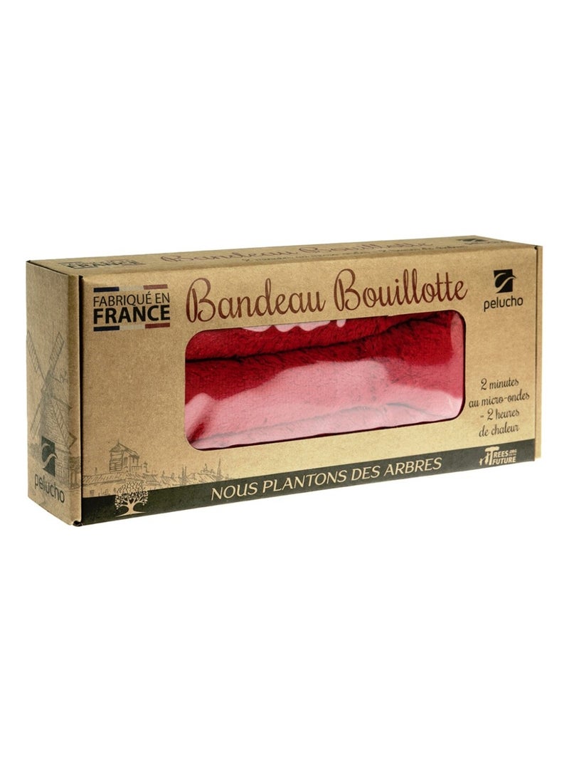 Bouillotte tour de cou Bordeaux - Made in France Bordeaux - Kiabi