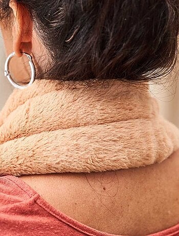 Bouillotte tour de cou Caramel - Made in France