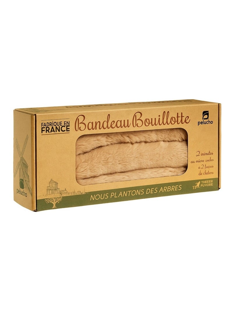 Bouillotte tour de cou Caramel - Made in France Marron - Kiabi