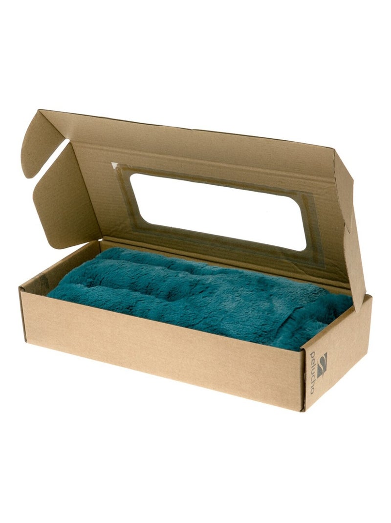 Bouillotte tour de cou Celeste - Made in France Blanc Bleu marine - Kiabi