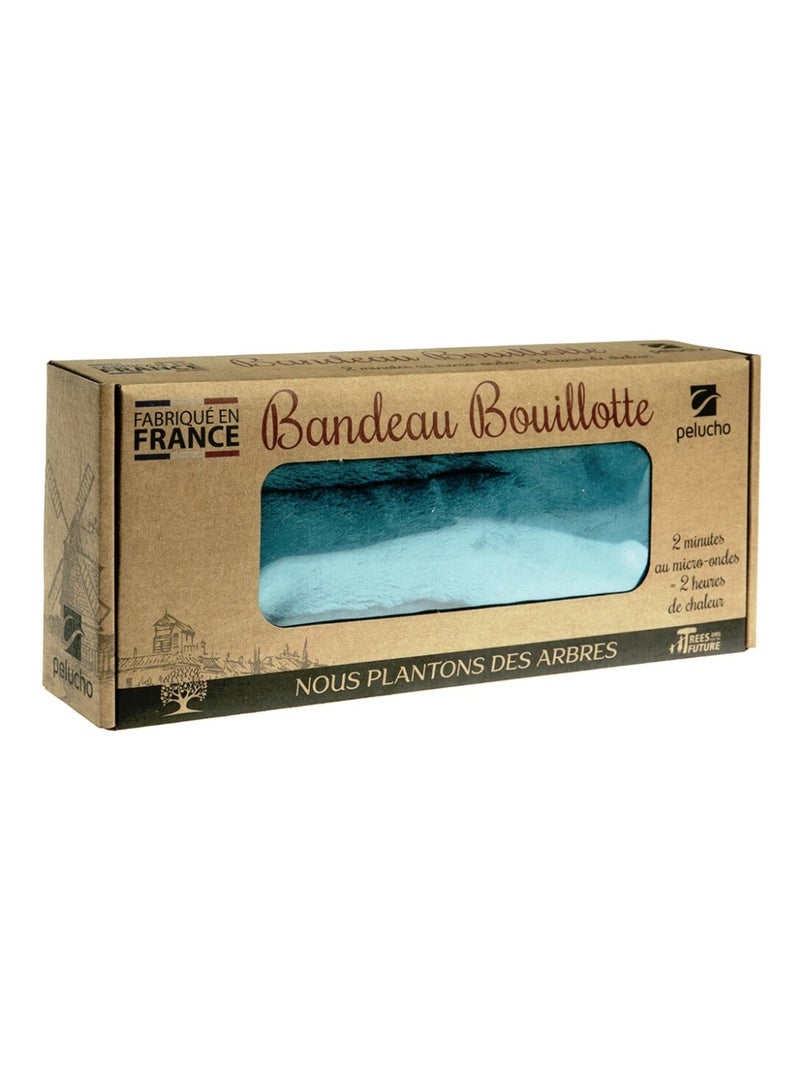 Bouillotte tour de cou Celeste - Made in France Blanc Bleu marine - Kiabi