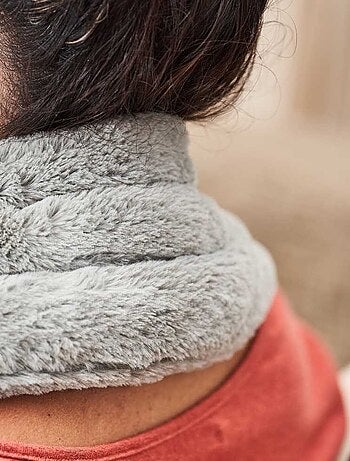 Bouillotte tour de cou Gris - Made in France