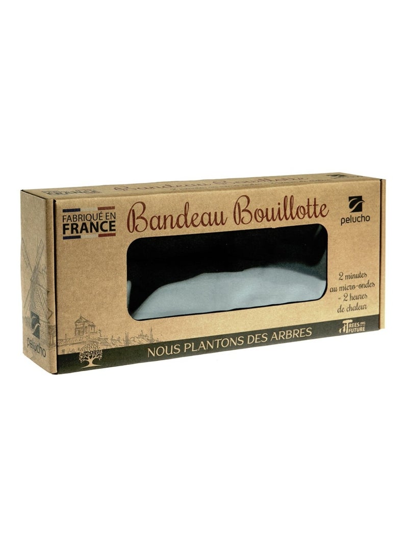 Bouillotte tour de cou Noir - Made in France Noir Noir - Kiabi