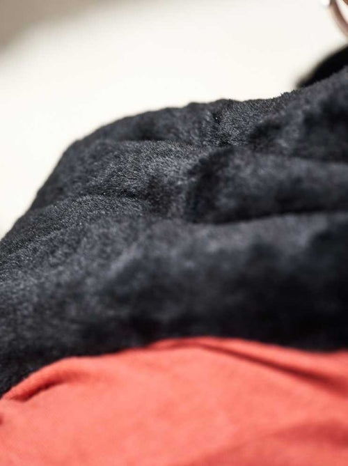 Bouillotte tour de cou Noir - Made in France - Kiabi