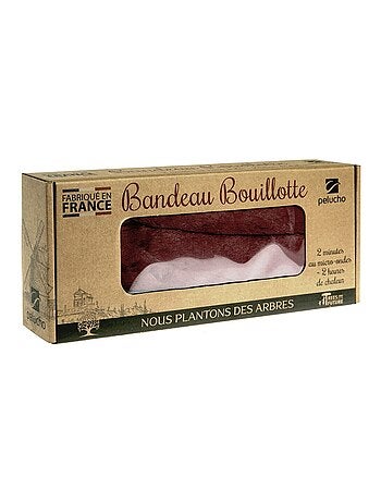 Bouillotte tour de cou Prune - Made in France