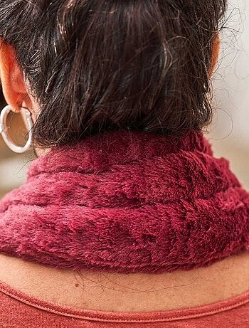 Bouillotte tour de cou Prune - Made in France