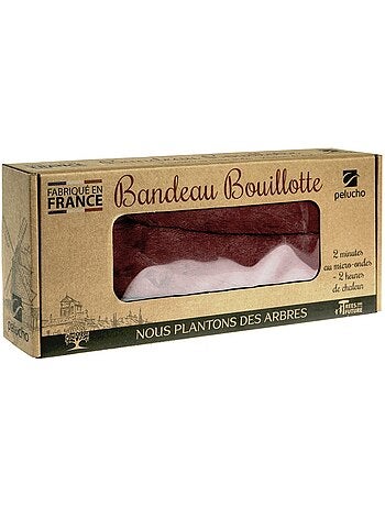 Bouillotte tour de cou Prune - Made in France