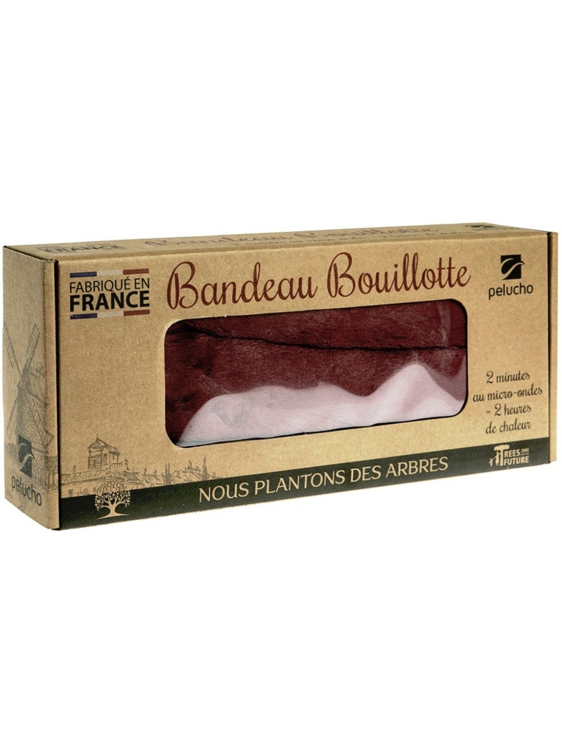 Bouillotte tour de cou Prune - Made in France Marron - Kiabi