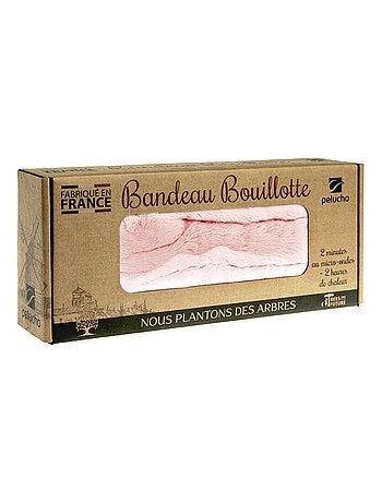 Bouillotte tour de cou Rose - Made in France