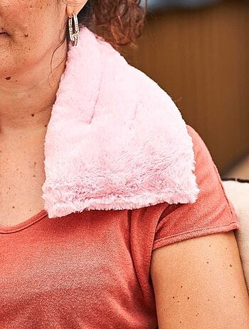 Bouillotte tour de cou Rose - Made in France