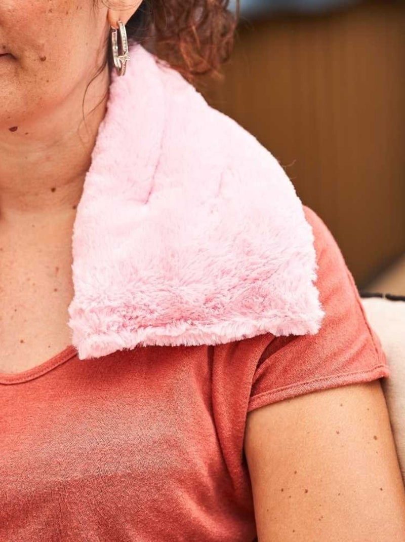 Bouillotte tour de cou Rose - Made in France Rose - Kiabi