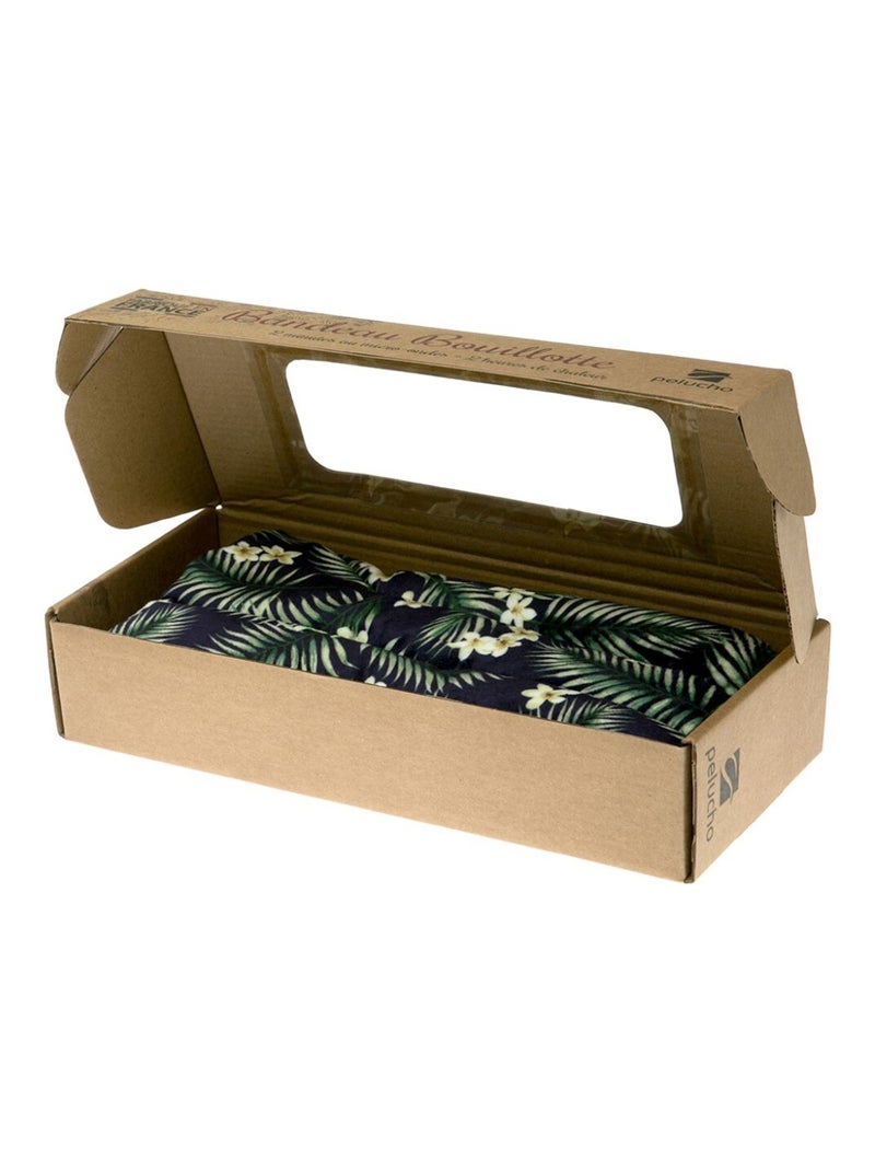 Bouillotte tour de cou Tropical noir - Made in France Noir Noir - Kiabi