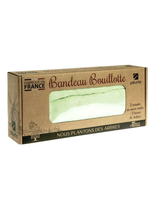 Bouillotte tour de cou Vert Pastel - Made in France - Kiabi