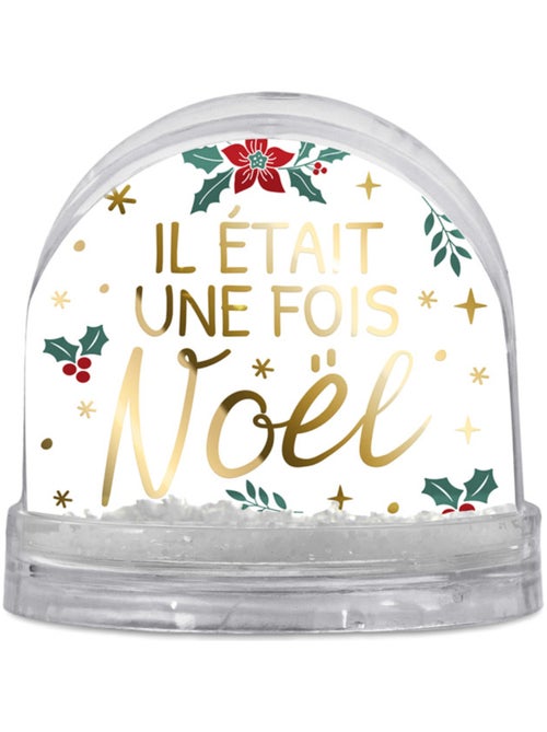 Boule à paillettes Il était une fois Noël - Kiabi