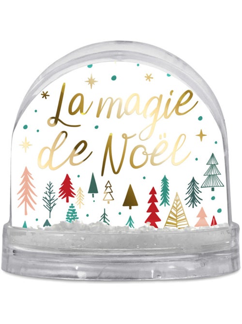 Boule à paillettes la magie de Noël - Kiabi