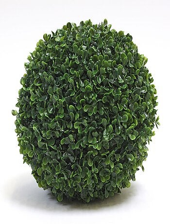 Boule de buis artificielle décorative grand format