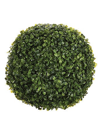 Boule de buis artificielle décorative