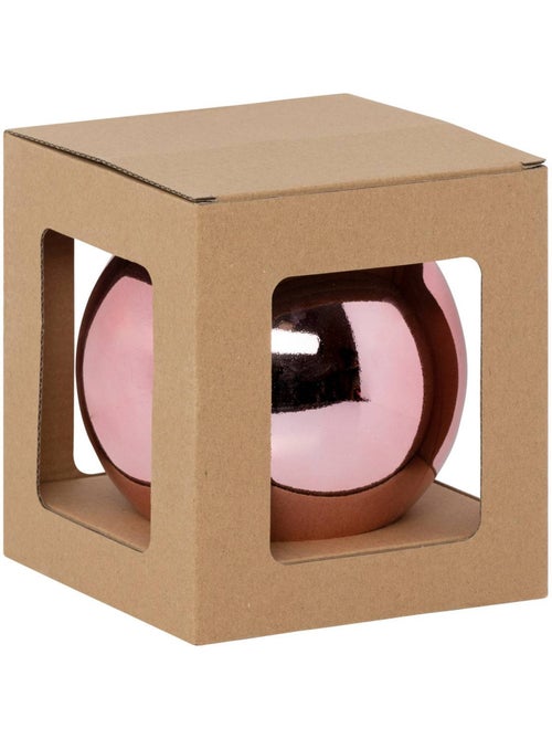 Boule de noêl 150mm rose - Kiabi