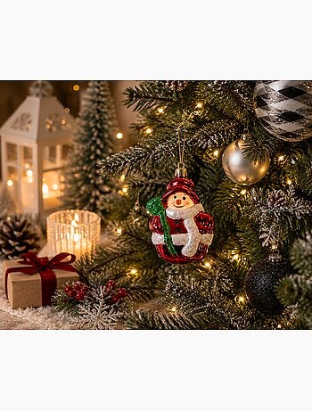 Boule de noël bonhomme de neige
